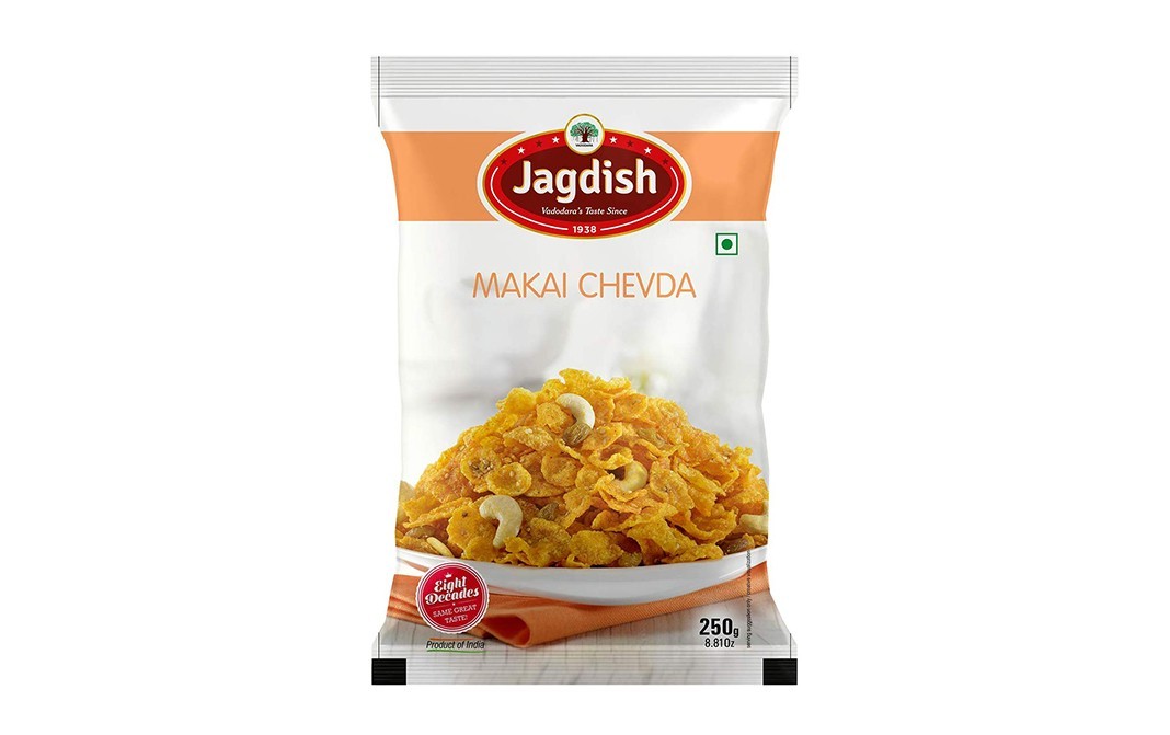 Jagdish Farshan Makai Chevda    Pack  250 grams